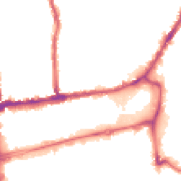 Night-time road noise heatmap for SW19 1BE