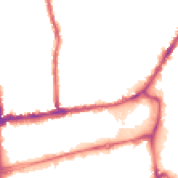 Night-time road noise heatmap for SW19 1BL