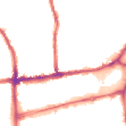 Night-time road noise heatmap for SW19 1BS