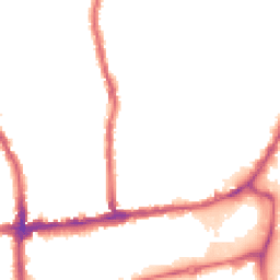 Night-time road noise heatmap for SW19 1BT