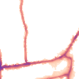 Night-time road noise heatmap for SW19 1BU