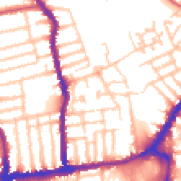 Daytime road noise heatmap for SW19 1DA