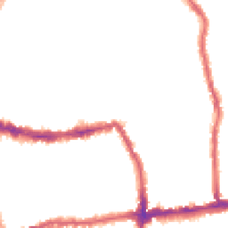 Night-time road noise heatmap for SW19 1EN