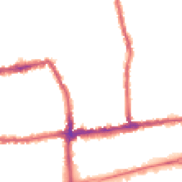 Night-time road noise heatmap for SW19 1JA