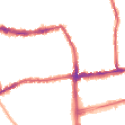 Night-time road noise heatmap for SW19 1JR