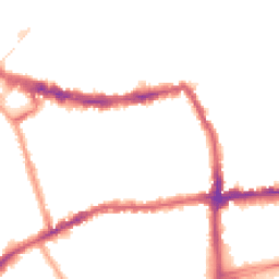 Night-time road noise heatmap for SW19 1NW