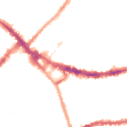 Night-time road noise heatmap for SW19 1RG