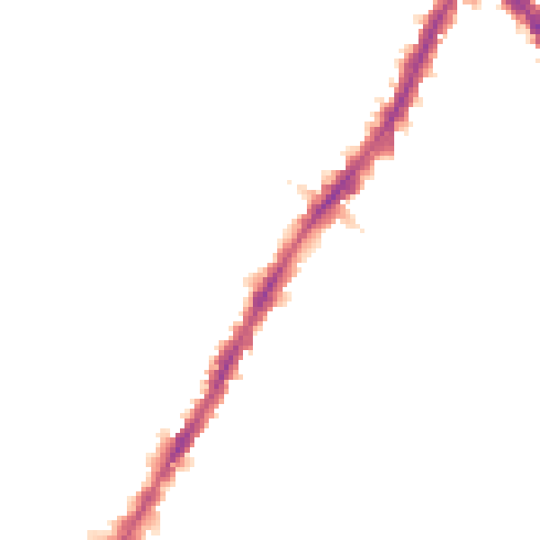 Night-time road noise heatmap for SW19 2AE
