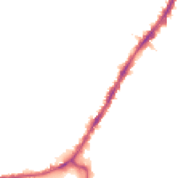 Night-time road noise heatmap for SW19 2DJ