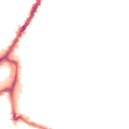 Night-time road noise heatmap for SW19 2EE