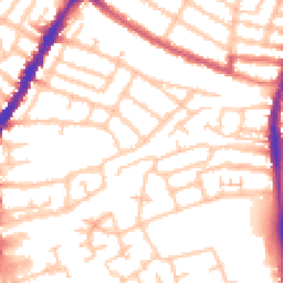 Daytime road noise heatmap for SW19 2EF