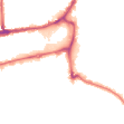 Night-time road noise heatmap for SW19 2PQ