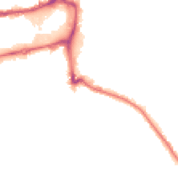 Night-time road noise heatmap for SW19 2QD