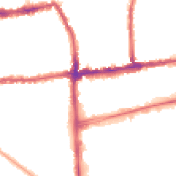 Night-time road noise heatmap for SW19 2TH