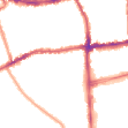 Night-time road noise heatmap for SW19 3AF