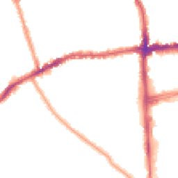 Night-time road noise heatmap for SW19 3AR