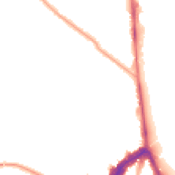 Night-time road noise heatmap for SW19 3EL