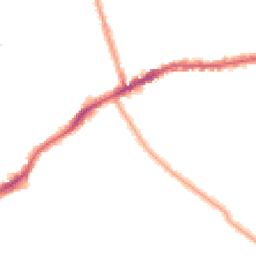 Night-time road noise heatmap for SW19 3EY
