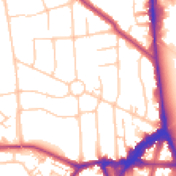 Daytime road noise heatmap for SW19 3JX