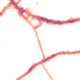 Night-time road noise heatmap for SW19 3TG