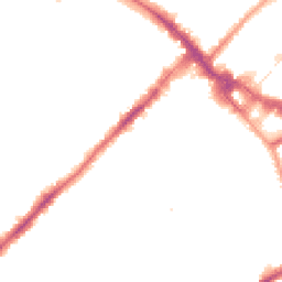 Night-time road noise heatmap for SW19 4EH