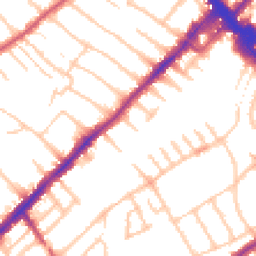 Daytime road noise heatmap for SW19 4HD