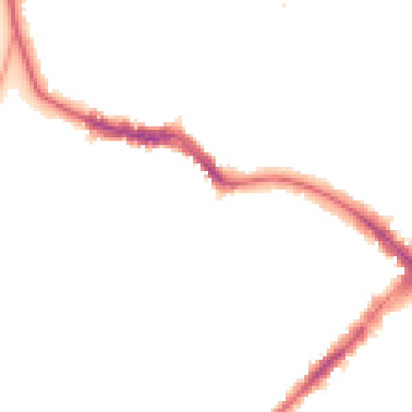Night-time road noise heatmap for SW19 4QN