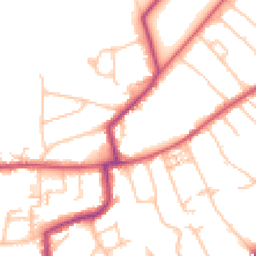Daytime road noise heatmap for SW19 4RN