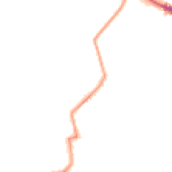 Night-time road noise heatmap for SW19 4RQ