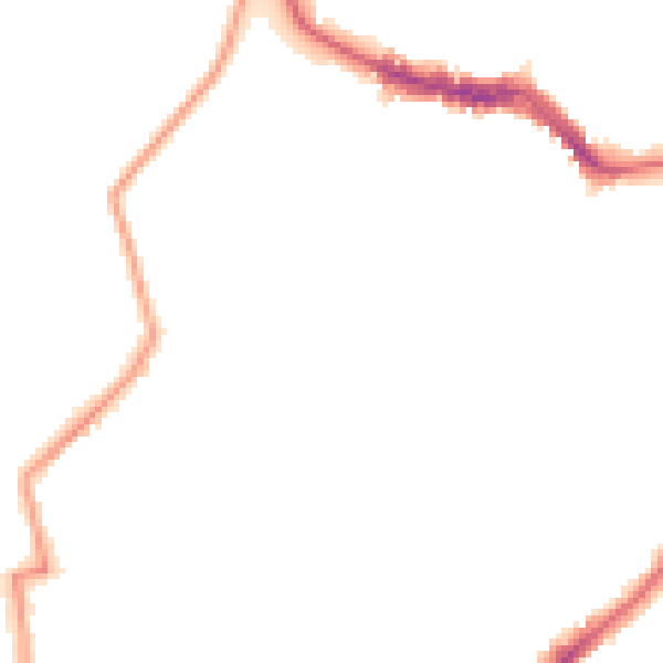 Night-time road noise heatmap for SW19 4TJ