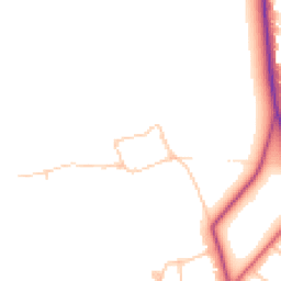 Daytime road noise heatmap for SW19 4UJ