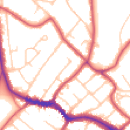 Daytime road noise heatmap for SW19 5DG
