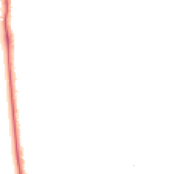 Night-time road noise heatmap for SW19 5HR