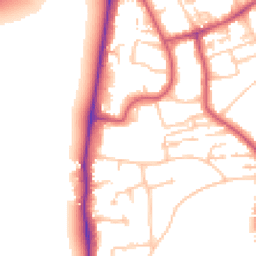 Daytime road noise heatmap for SW19 5QP