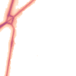 Night-time road noise heatmap for SW19 6AP