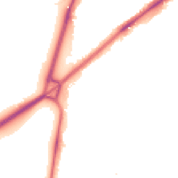 Night-time road noise heatmap for SW19 6BF