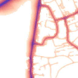 Daytime road noise heatmap for SW19 6BY