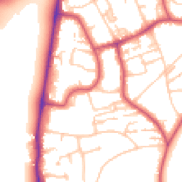 Daytime road noise heatmap for SW19 6DE