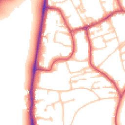 Daytime road noise heatmap for SW19 6HA