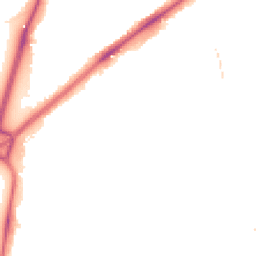 Night-time road noise heatmap for SW19 6RZ