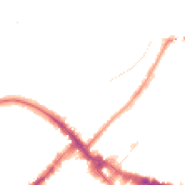 Night-time road noise heatmap for SW19 7EG