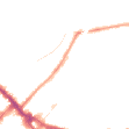 Night-time road noise heatmap for SW19 7JY