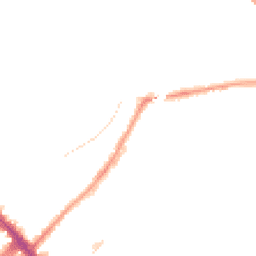 Night-time road noise heatmap for SW19 7LE