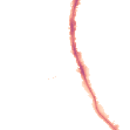 Night-time road noise heatmap for SW19 8DA