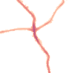 Night-time road noise heatmap for SW19 8LA