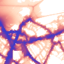 Daytime road noise heatmap for SW1E 5BB