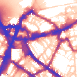 Daytime road noise heatmap for SW1E 5BP