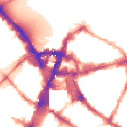 Night-time road noise heatmap for SW1E 5DJ
