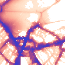 Daytime road noise heatmap for SW1E 5DX
