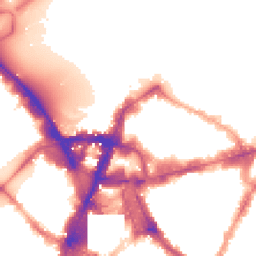 Night-time road noise heatmap for SW1E 5ER